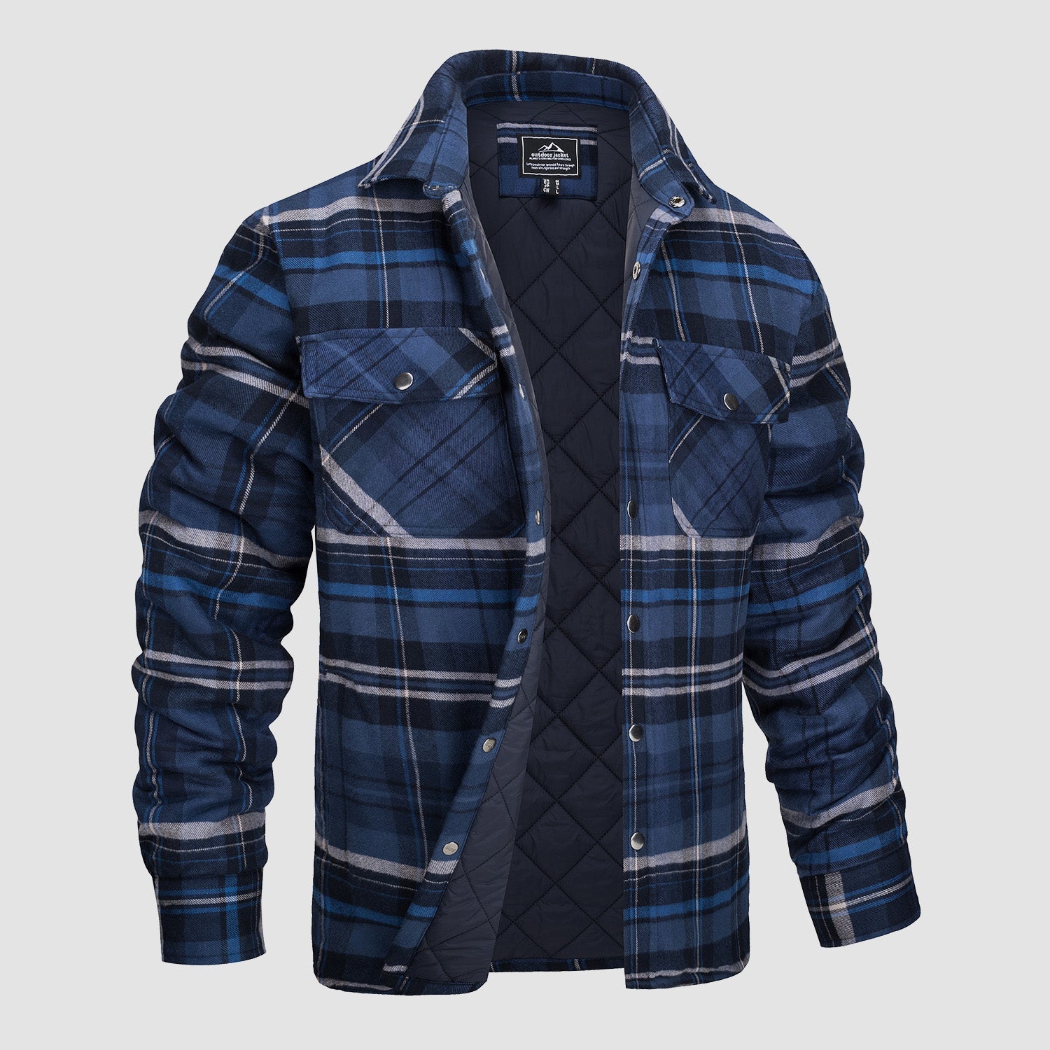 Dylan – Men’s Thick Flannel Shirt – Casual Everyday Style