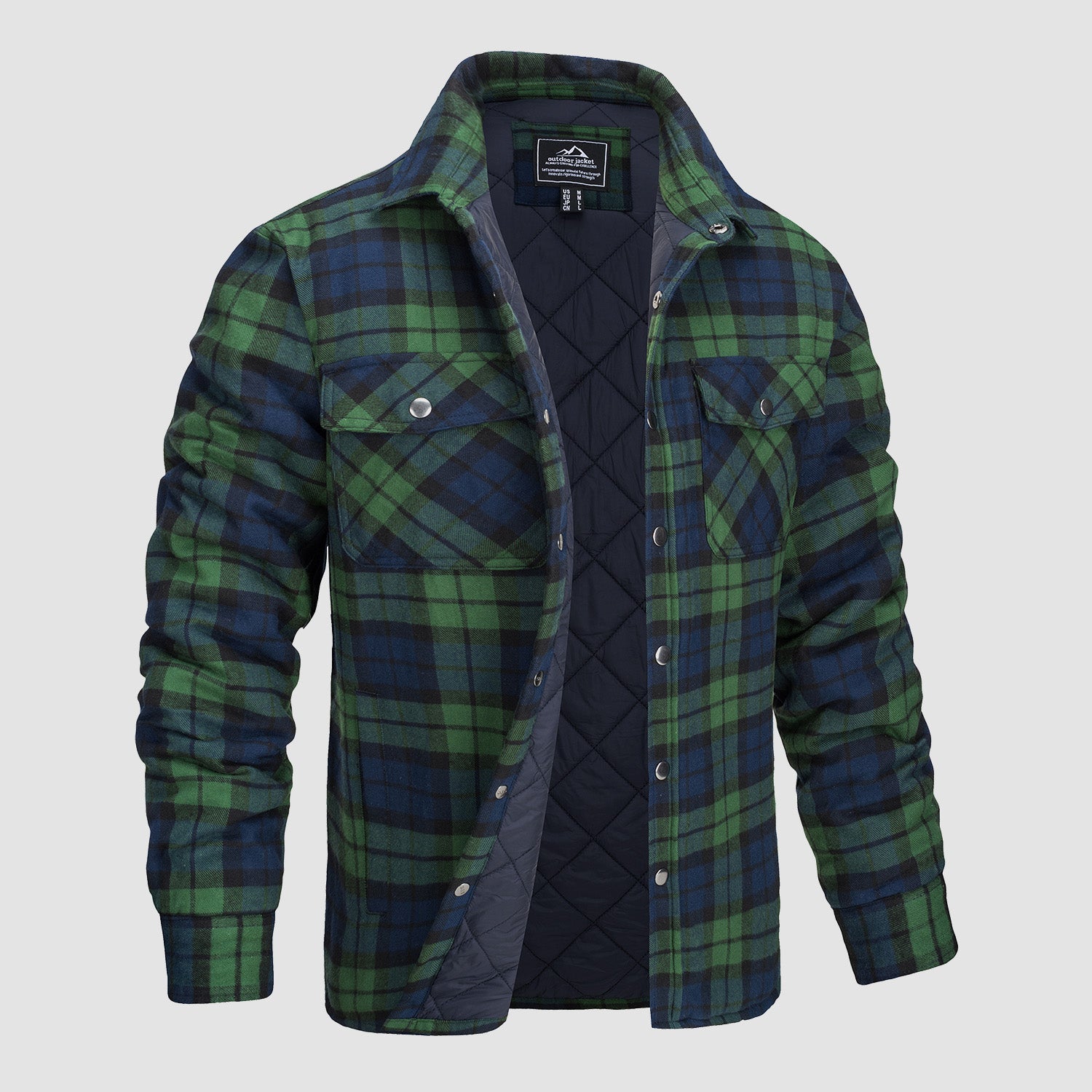 Dylan – Men’s Thick Flannel Shirt – Casual Everyday Style
