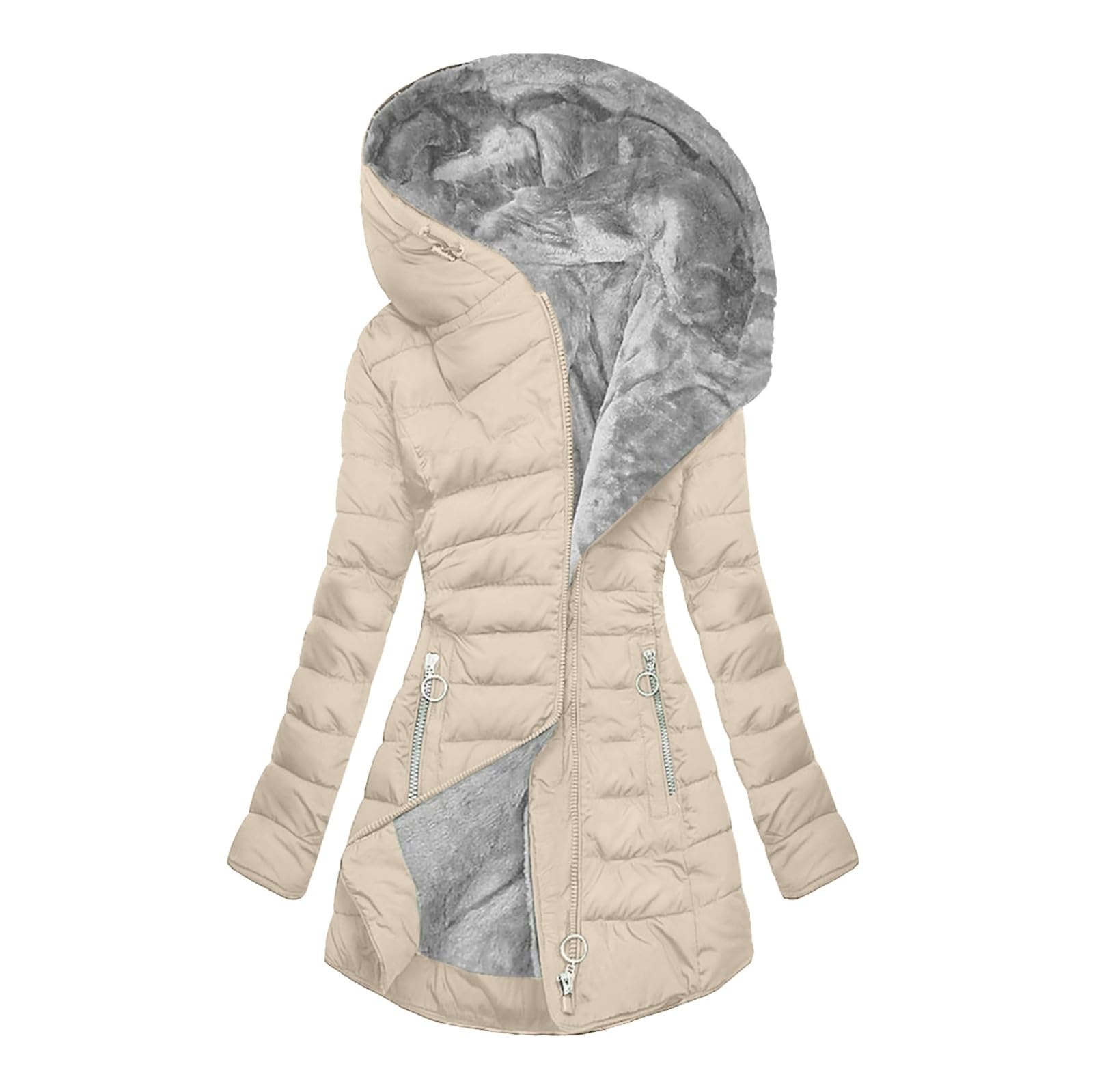 Giulia | Long Winter Coat with Thermal Protection and Elegant Daily Style