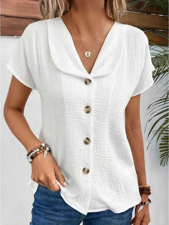 Anthousa™ | Button-Up Top