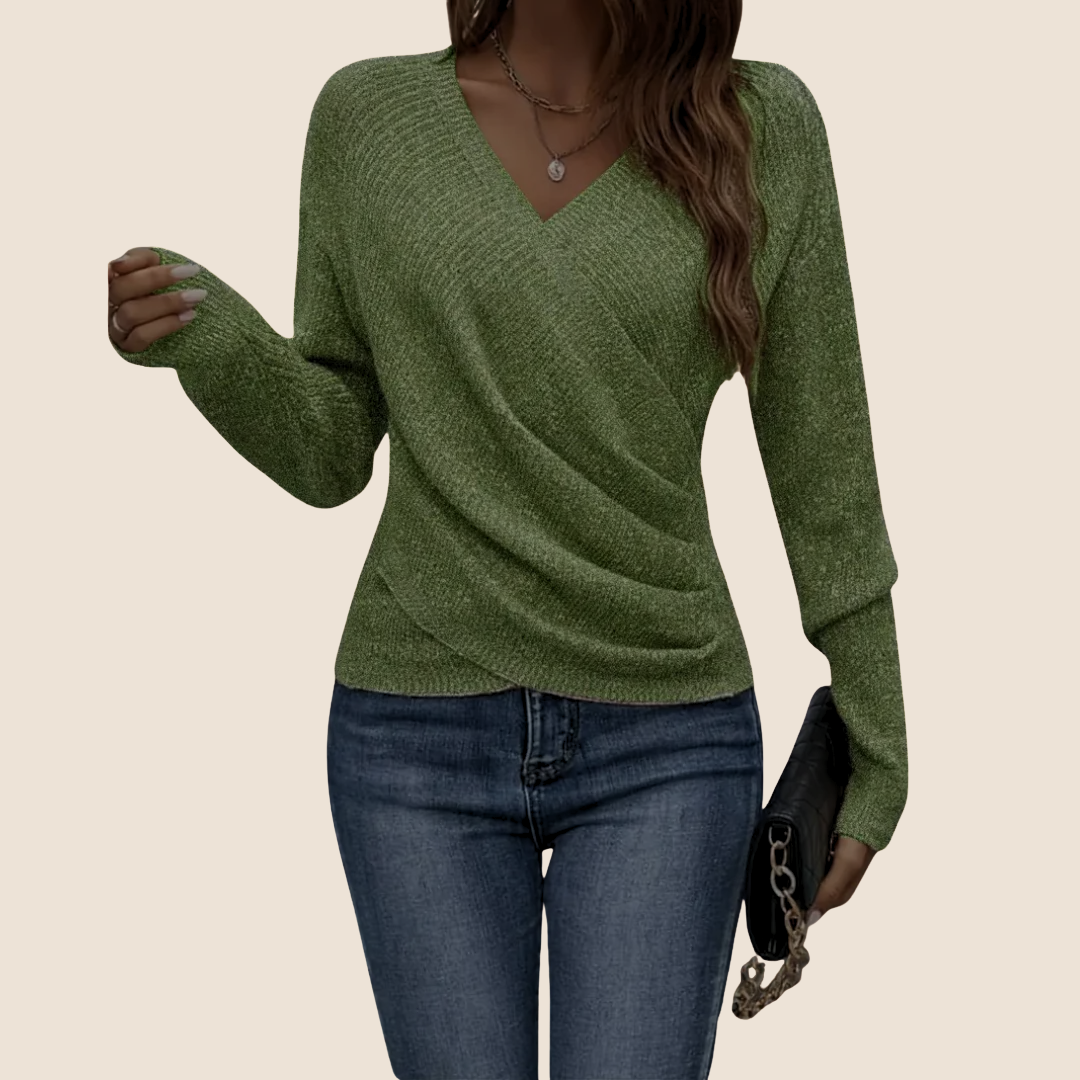 Jill™ | Flattering Wrap Top