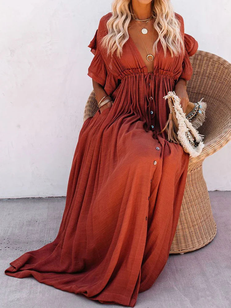 Lässiges Boho-Kleid