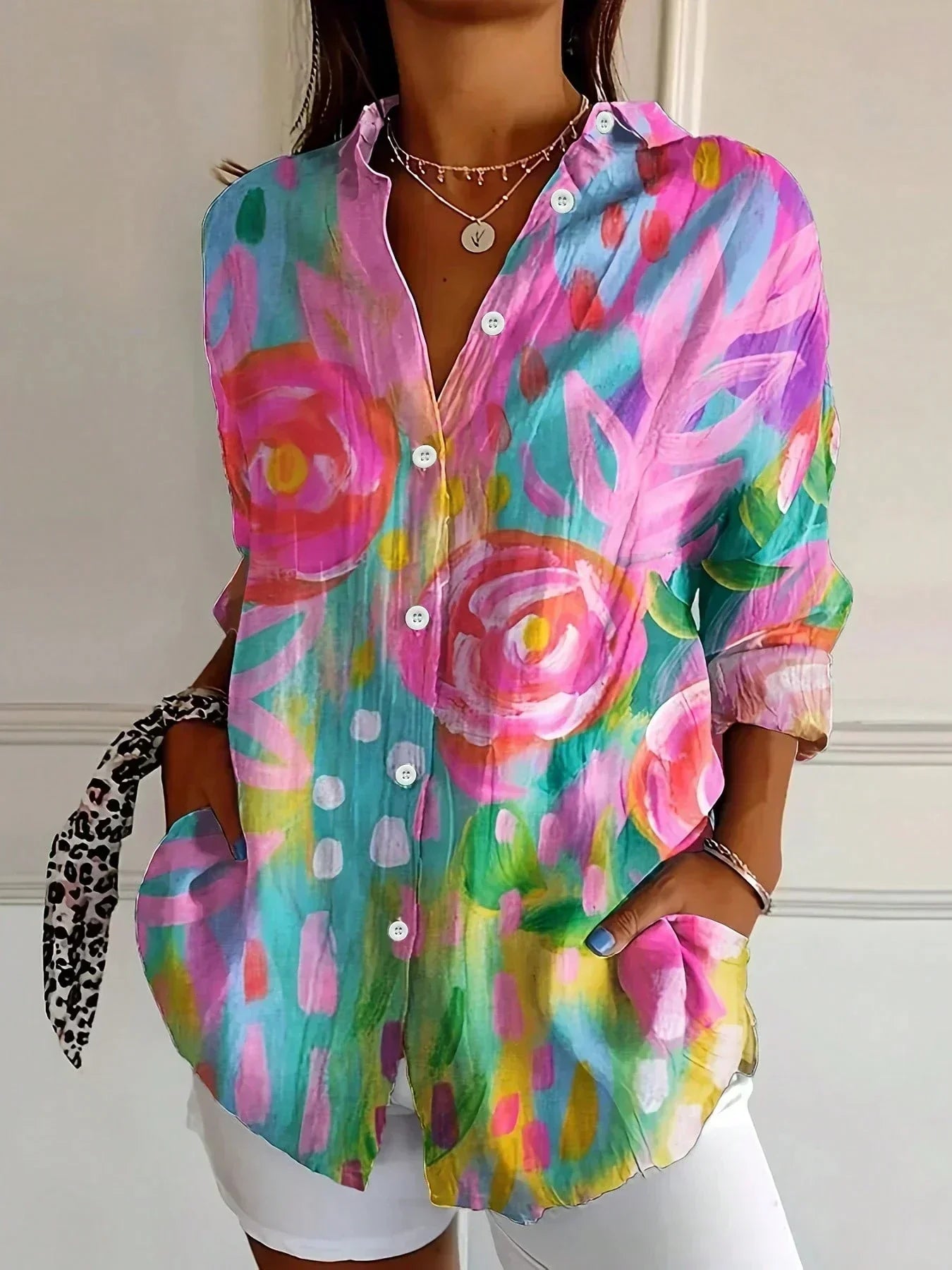 Sadie™ | Patterned Blouse