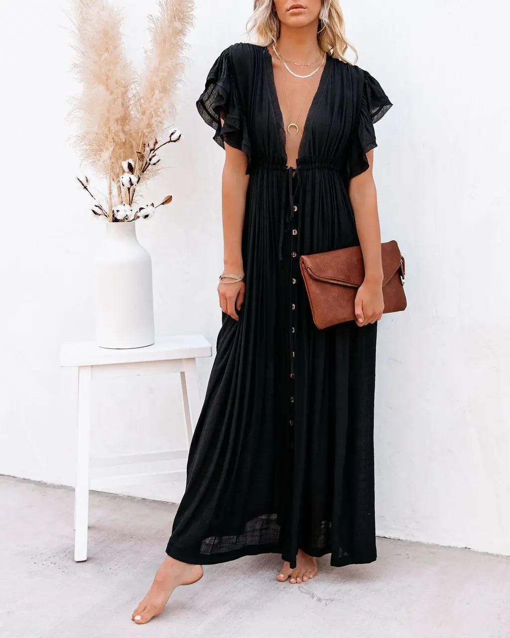 Lässiges Boho-Kleid