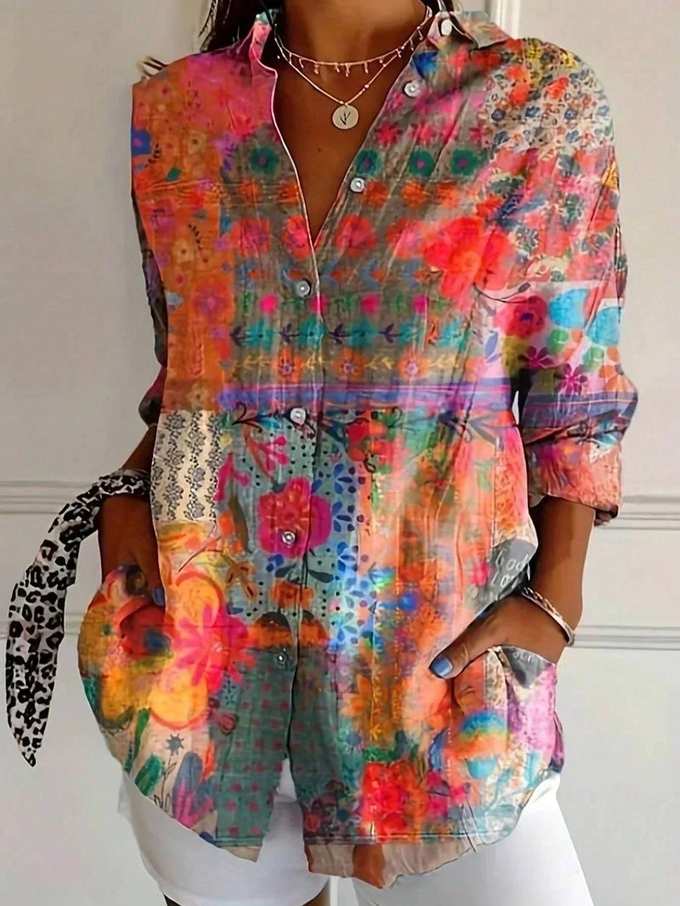 Sadie™ | Patterned Blouse