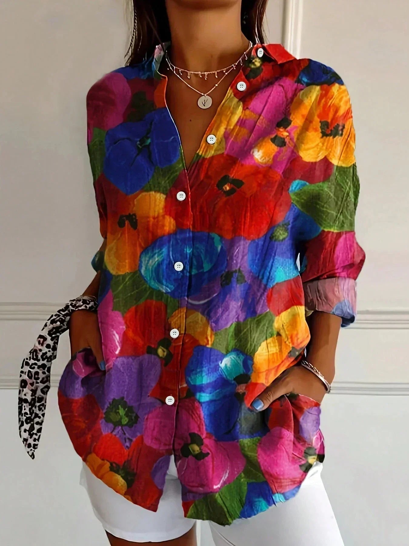 Kathryn™ | Fluid Printed Blouse