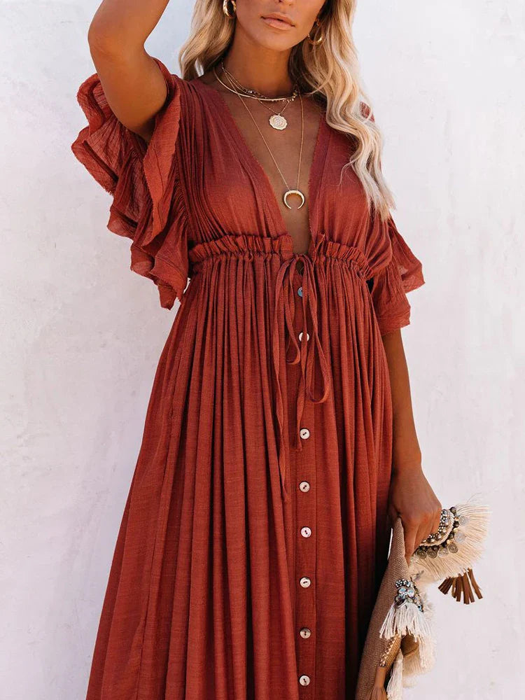 Lässiges Boho-Kleid