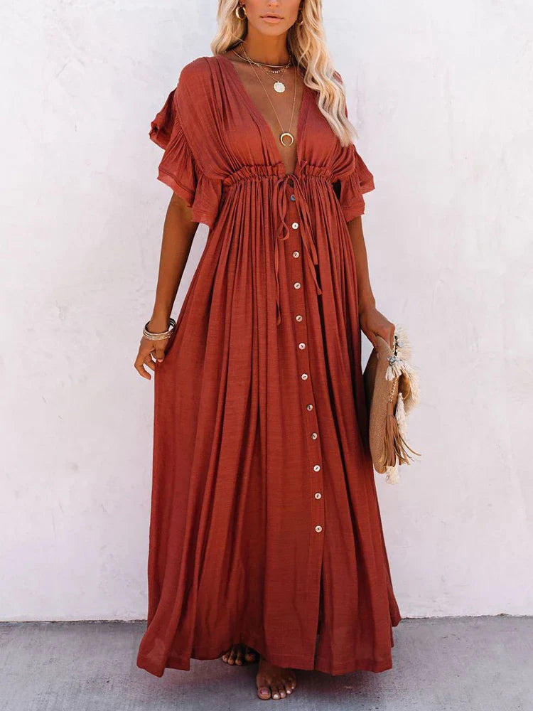 Lässiges Boho-Kleid