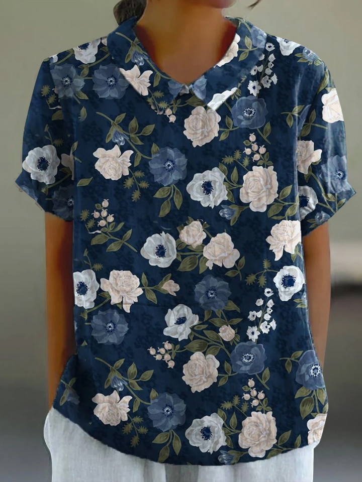 Stella | Midnight Floral Shirt