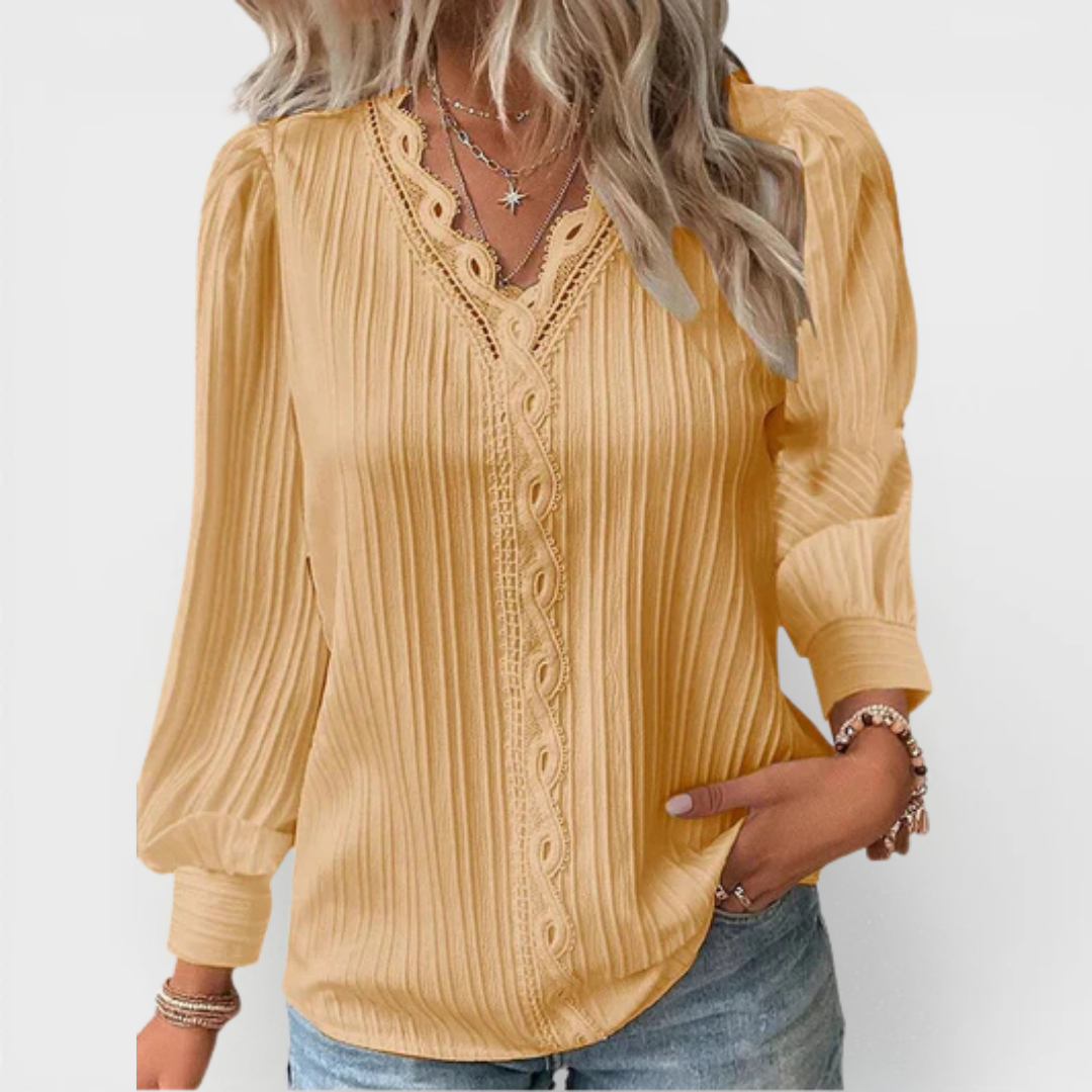 Andrea™ | Elegant Pullover Blouse