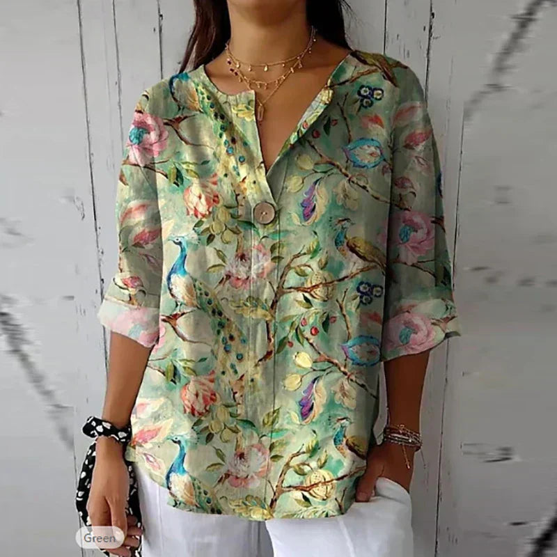 Sophie™ | Fluid Floral Blouse