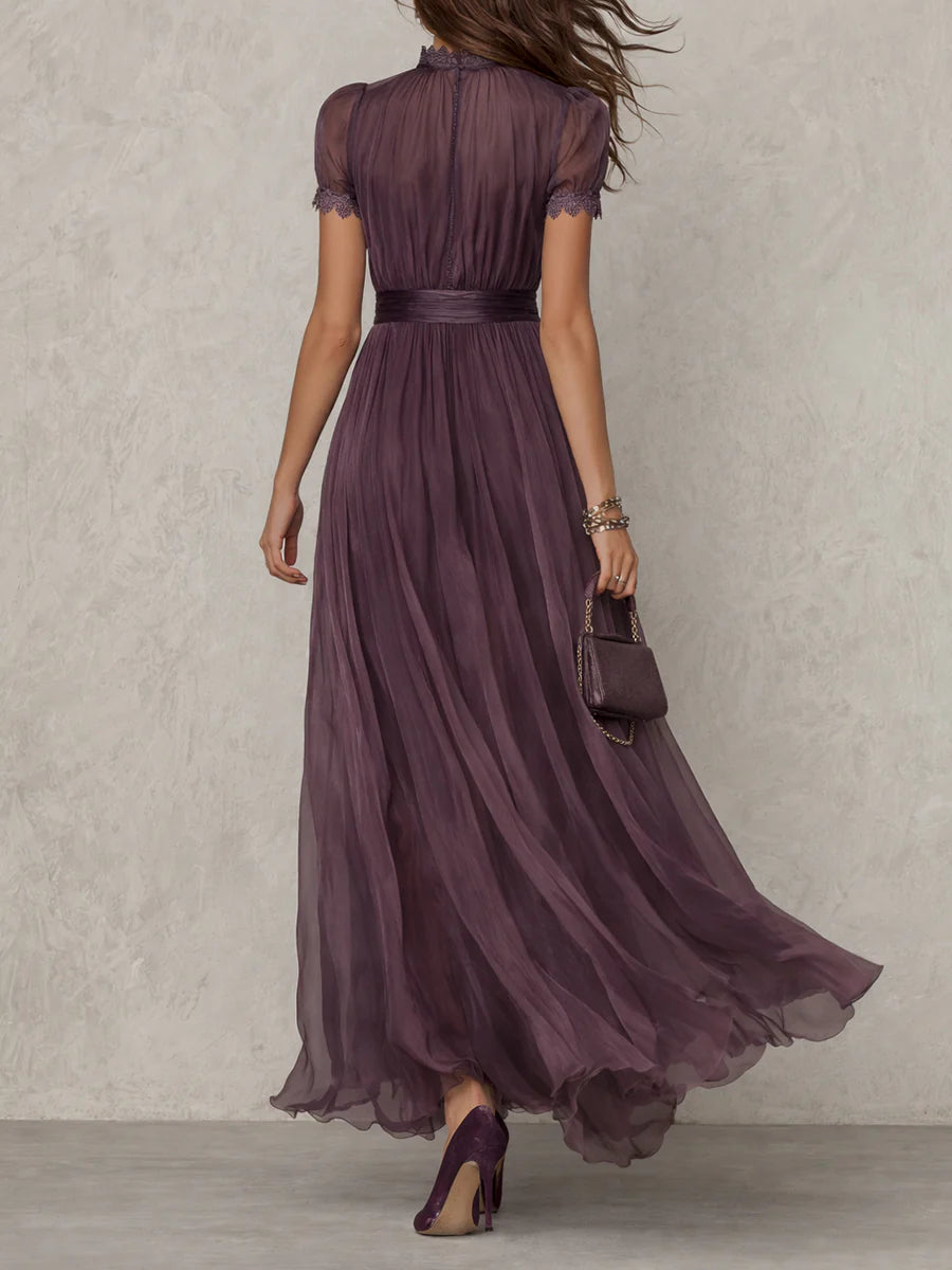 NOVA | Flowing Maxi with Sculpted Waist and Timeless Grace