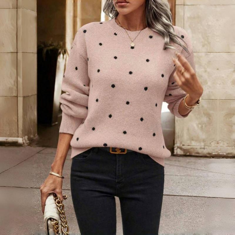 Paula™ | Polka Dot Knit Pullover
