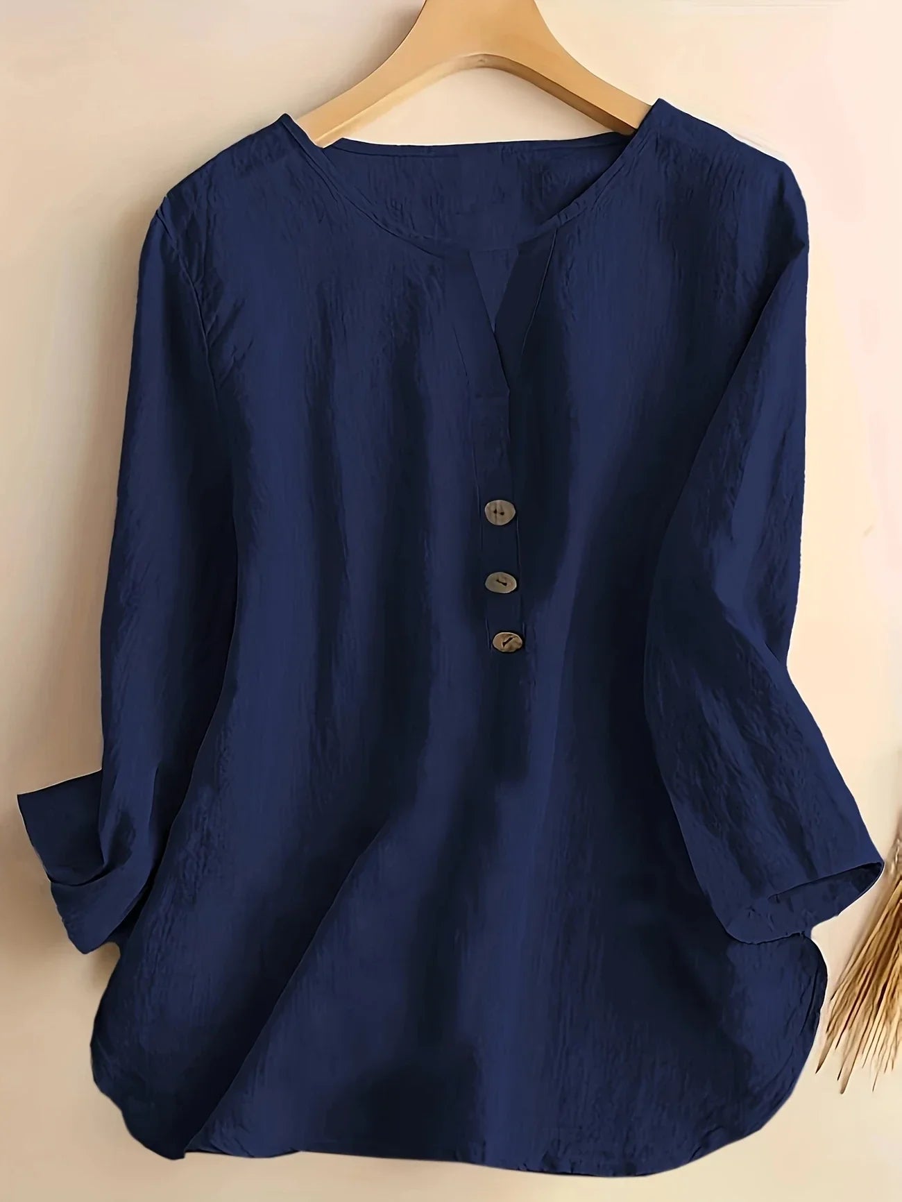 Solenya™ | Cotton-Linen Blouse