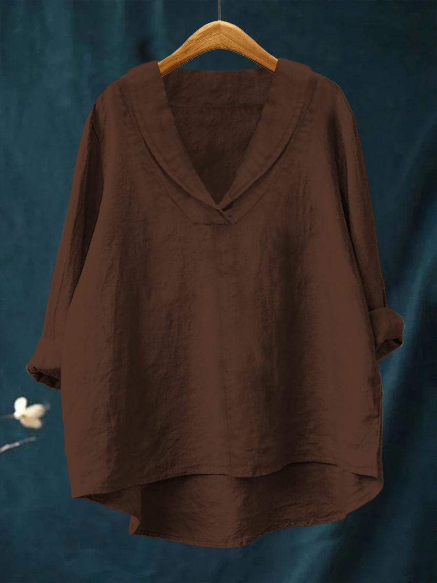 Hortense™ | Fluid V-Neck Blouse