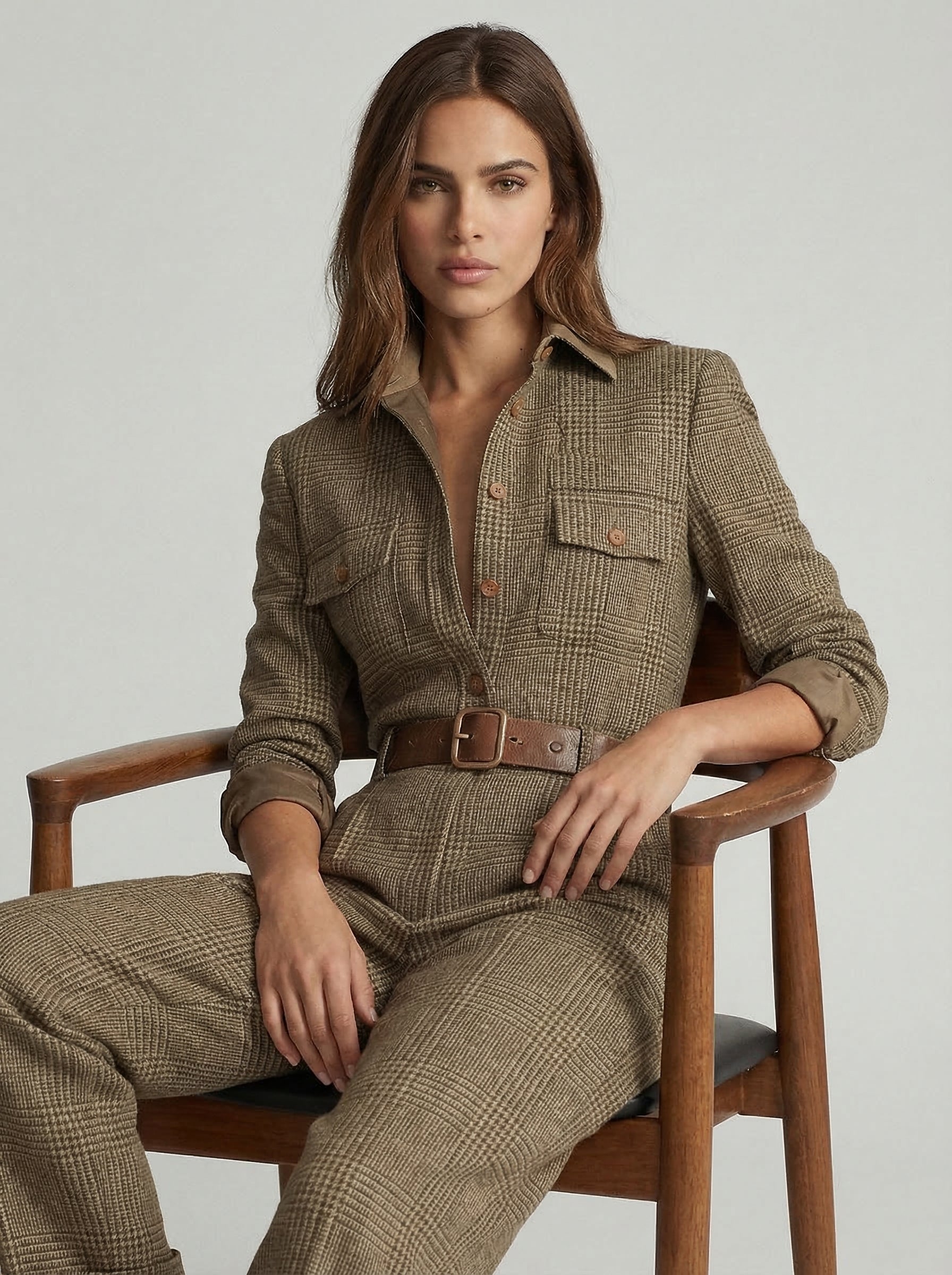 Celia™ | Plaid Jumpsuit