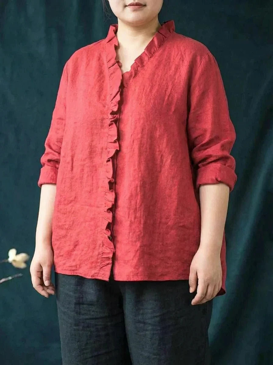 Eline™ | Elegant Summer Linen Blouse