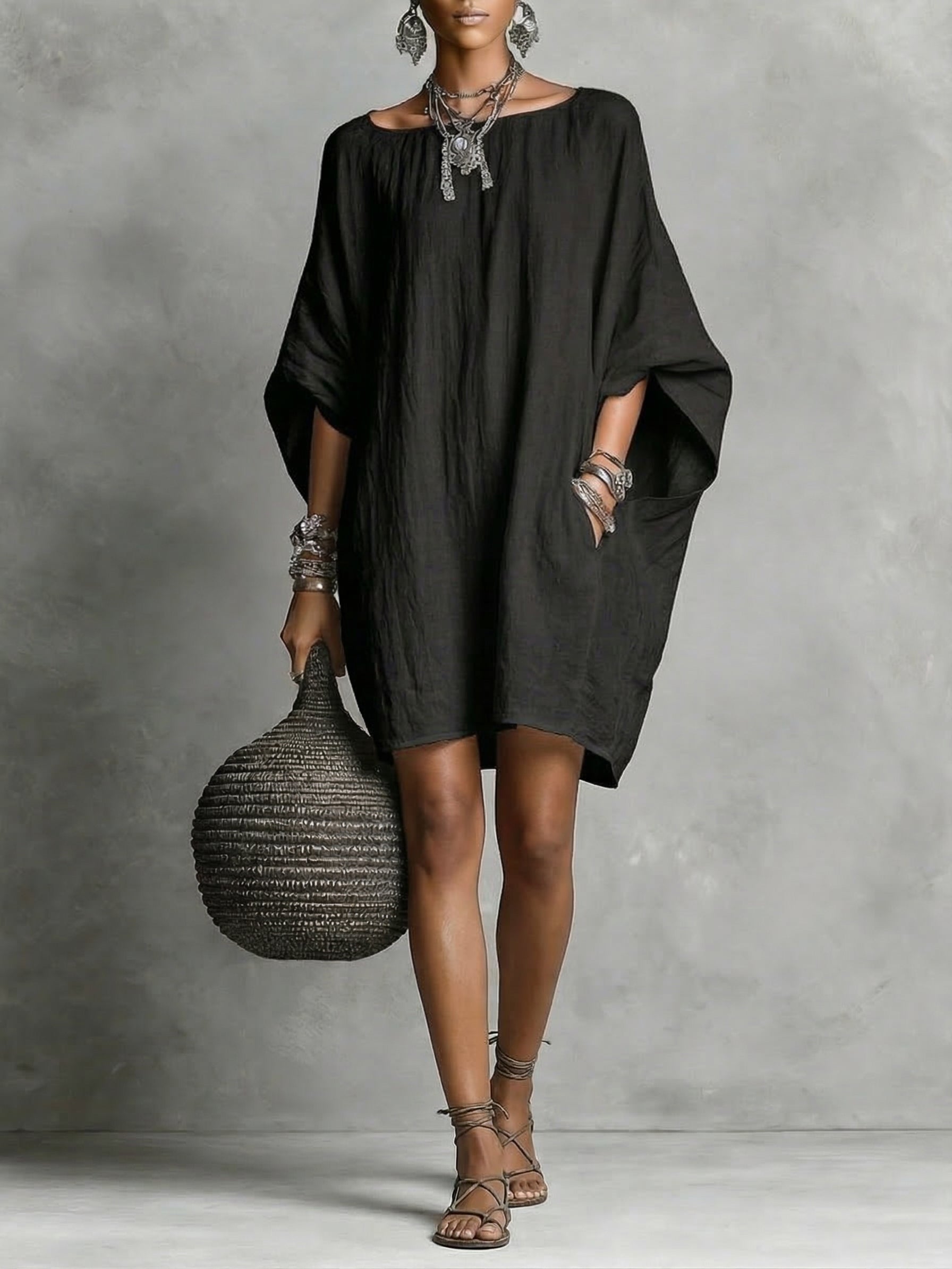 Samira™ | Casual Cotton & Linen Dress