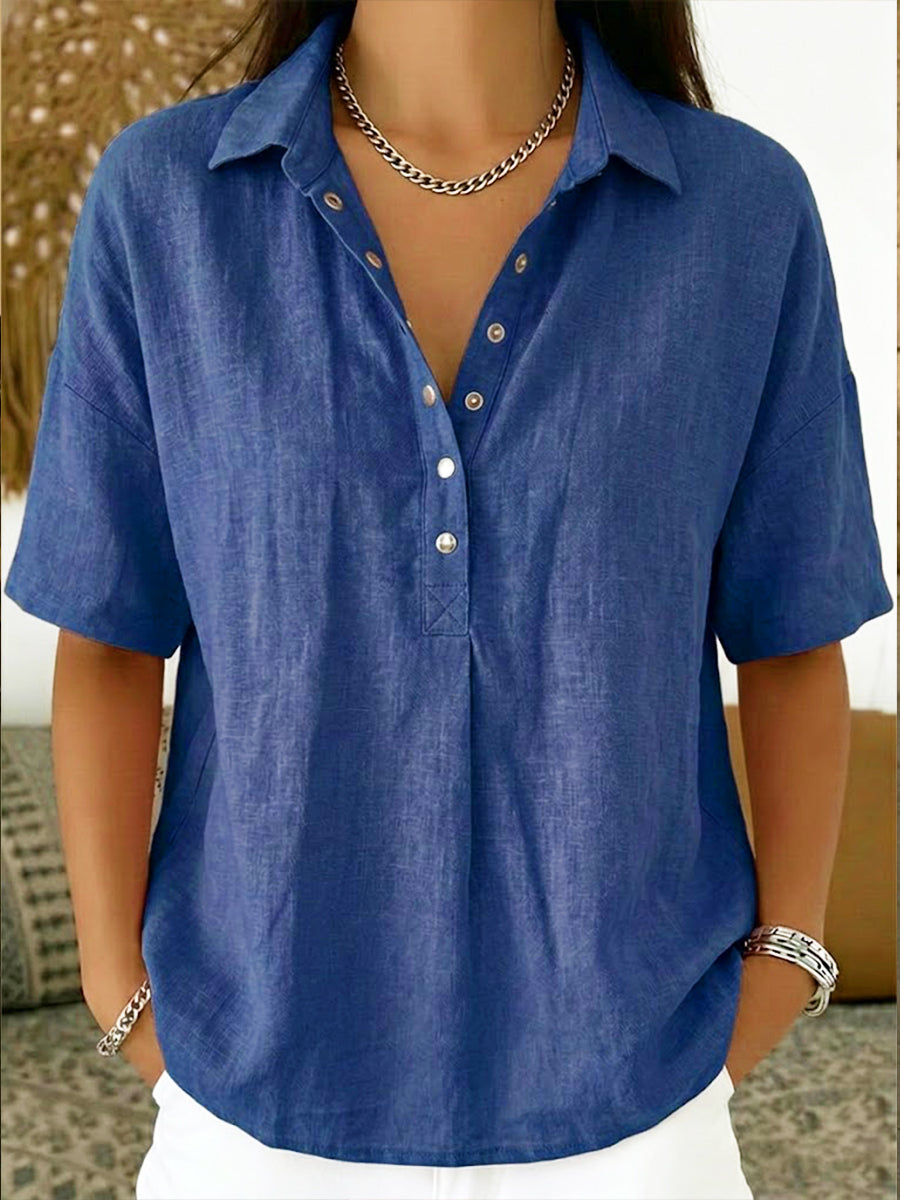 Noor™ | Cotton & Linen Polo