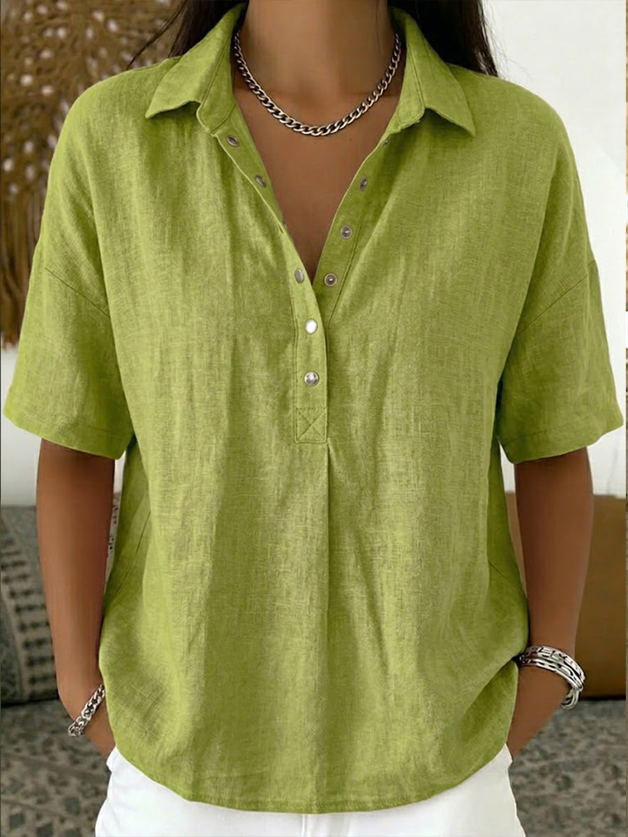 Noor™ | Cotton & Linen Polo