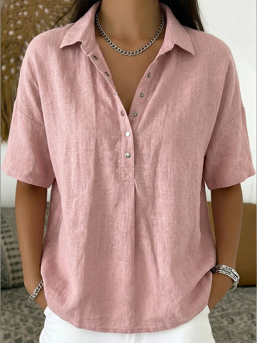 Noor™ | Cotton & Linen Polo