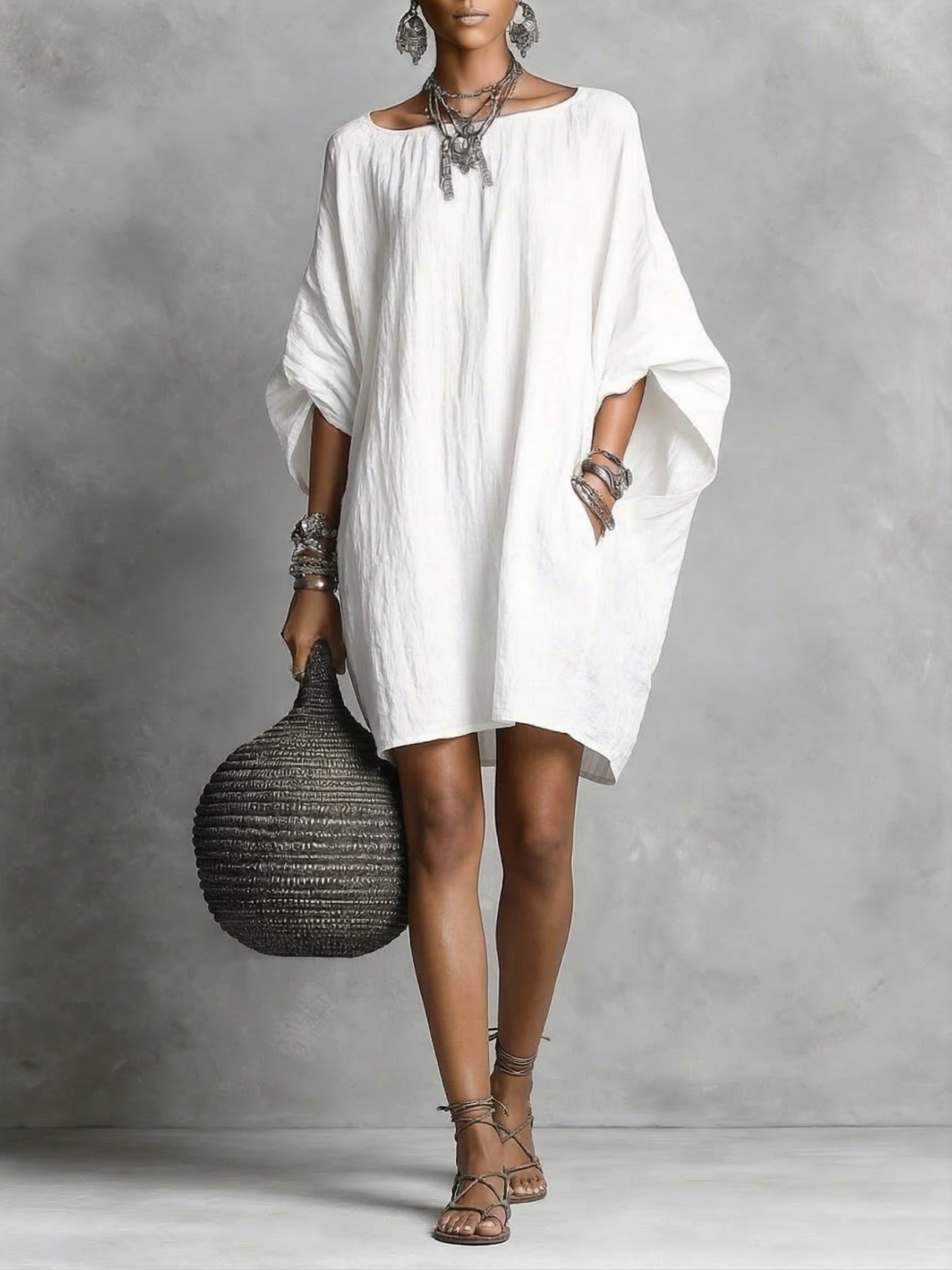 Samira™ | Casual Cotton & Linen Dress