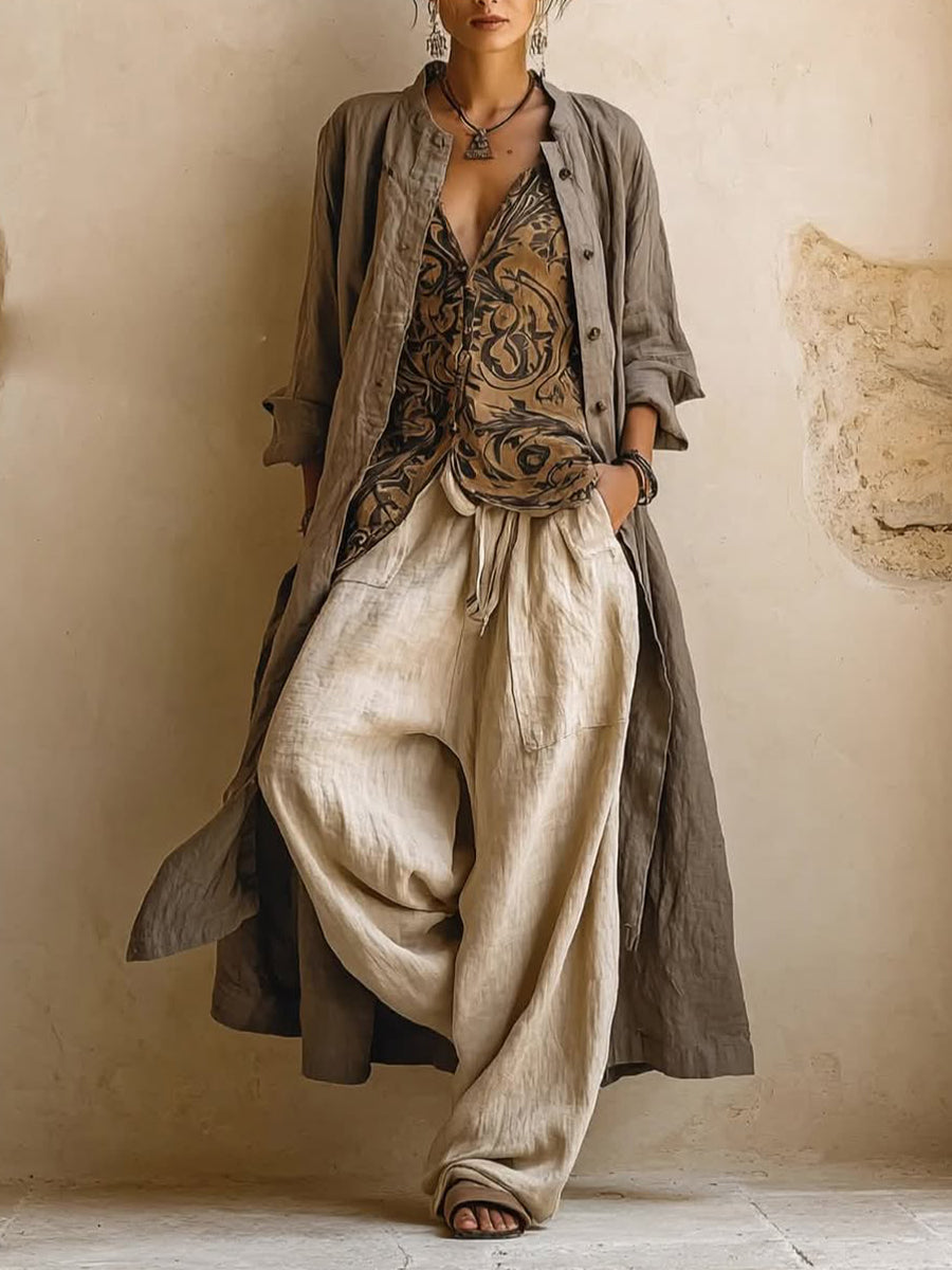 Solene™ | 3-Piece Linen & Cotton Set