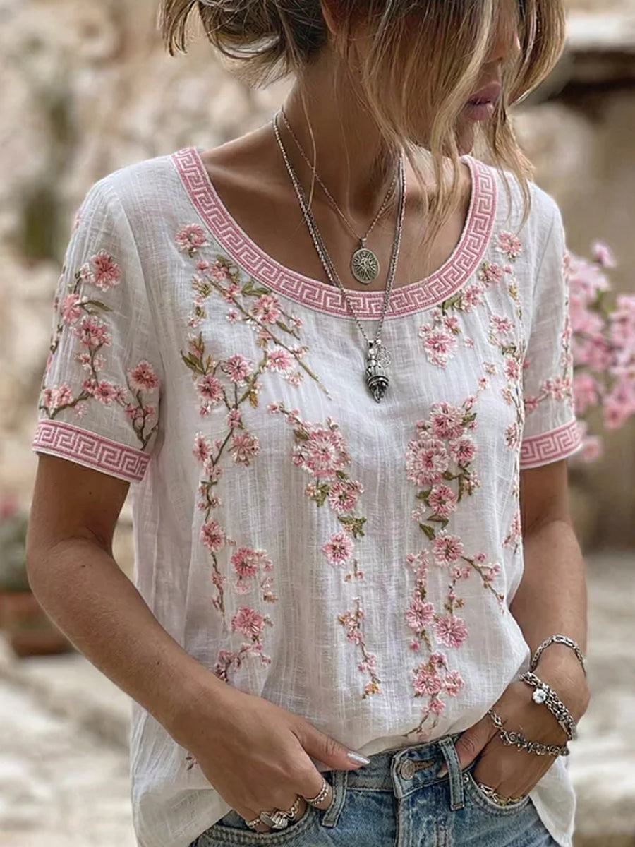 Sakura™ | Retro Floral T-shirt
