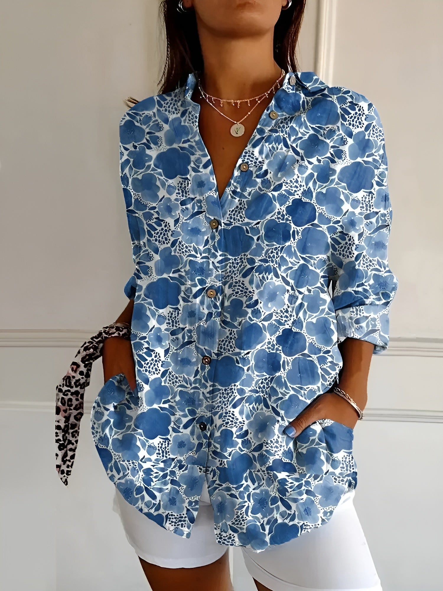 Kaitlyn™ | Fluid Floral Blouse 1+1
